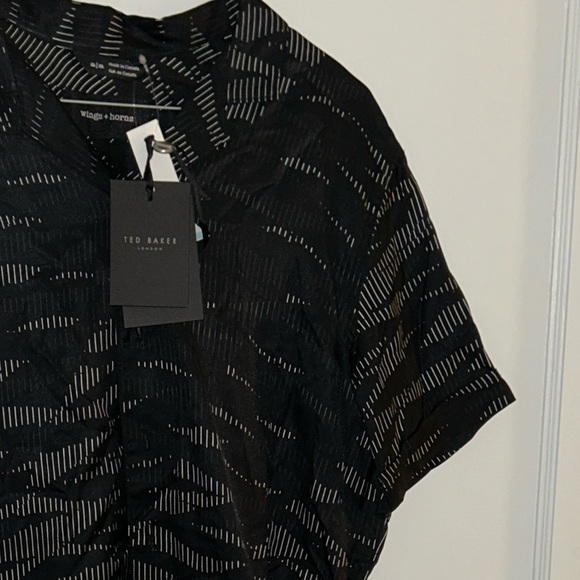 Wings + Horns Black and White Dress Shirt sold at Ted Baker - Picture 3 of 3
